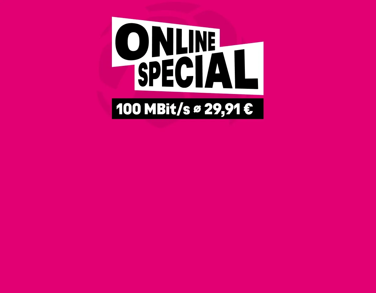 Internet zuhause nur 9,95 € mtl.